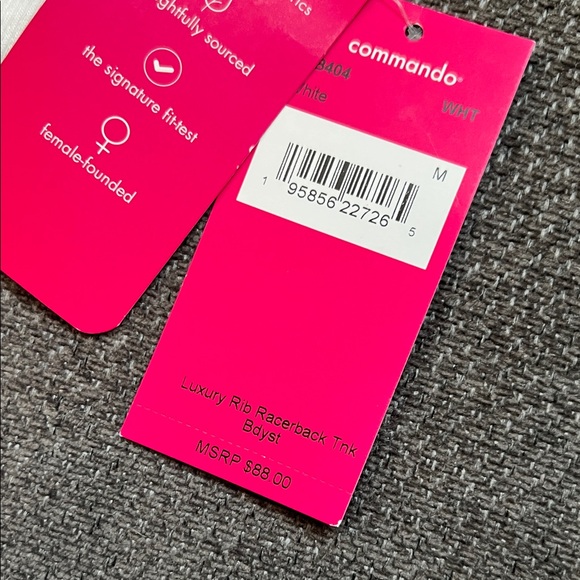 Commando White Racerback Bodysuit - Picture 3 of 6